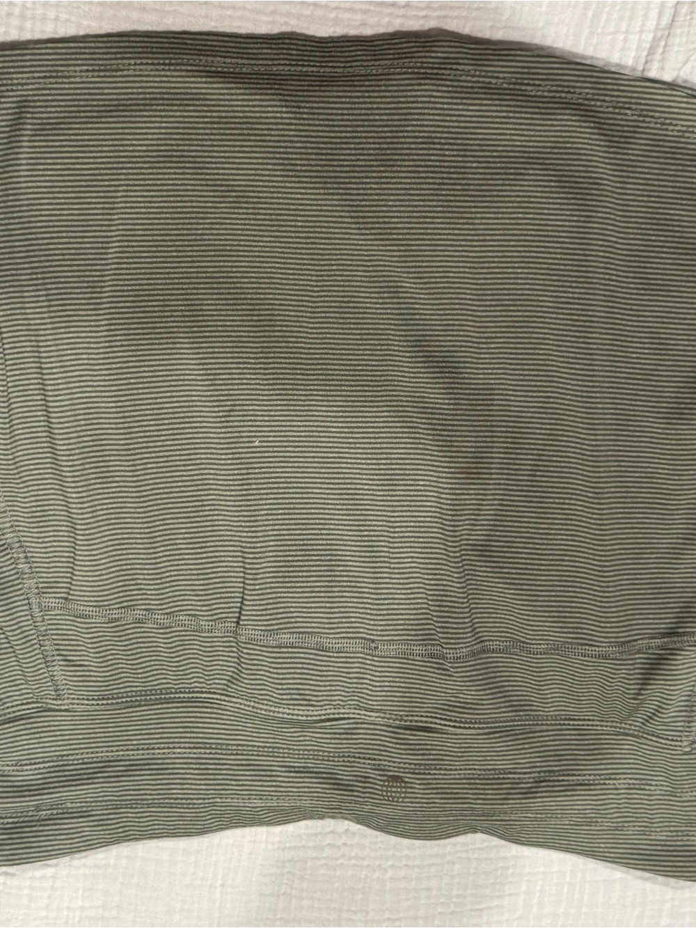 Balance Collection Olive Ribbed Drawstring Athletic Shorts - Picture 2 of 3